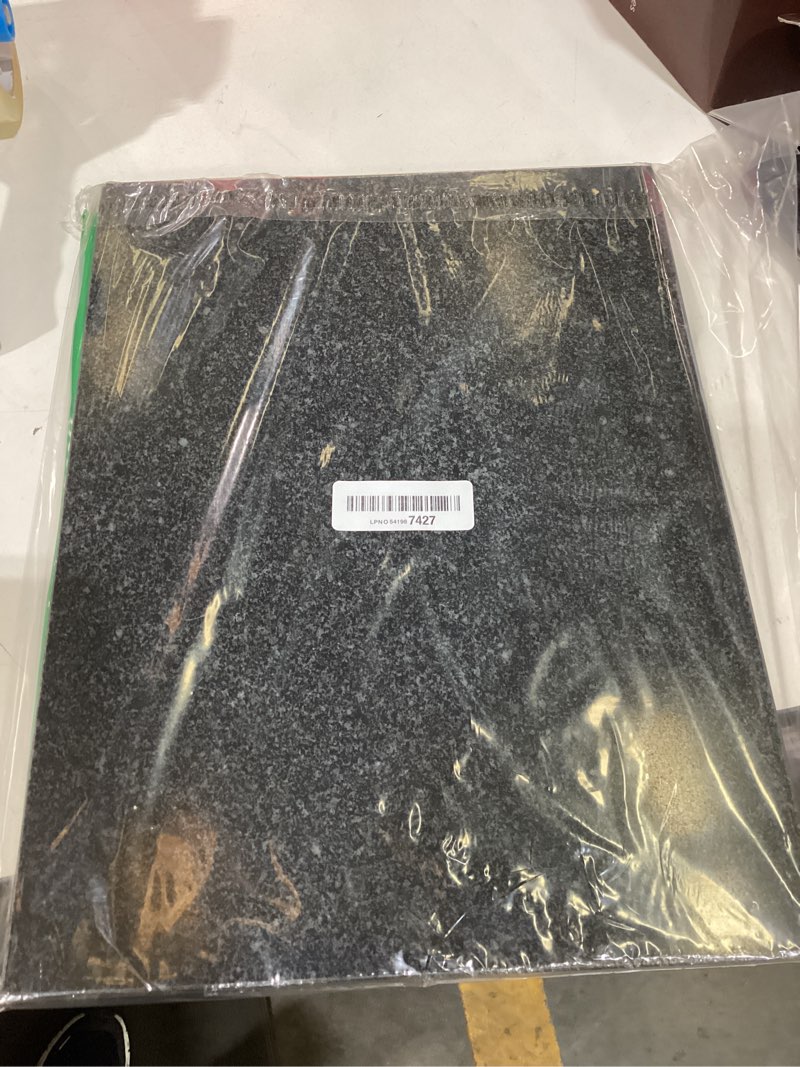 Condition photo showing Good Condition for kota japan premium non-stick natural black granite stone pastry cutting board slab 12" x 16" with no-slip rubber feet for stability and to protect your countertops | easy to clean | stays cool