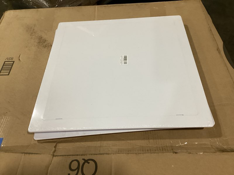 Condition photo showing New/Like New for Suteck Plumbing Access Panel for Drywall Ceiling 18 x 18 Inch Reinforced Plastic Wall Access Doors Removable Hinged White