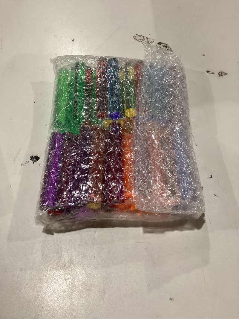 Condition photo showing New/Like New for 48 Pcs Refill Pegs, Acrylic Round Rod Colorful, 1/2 Diameter 3 Long Clear Colorful Translucent Dowel Rods, Refill Pegs LED Panel Light up Board Accessories for Christmas Party, 6 Color