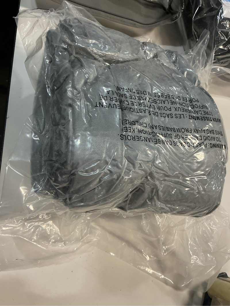 Condition photo showing New/Like New for Bare Home Sherpa Fleece Blanket - Twin/Twin Extra Long - Blanket for Bed, Sofa, and Couch - Warm & Lightweight - Fluffy & Soft - Reversible (Twin/Twin XL, Grey) Twin/Twin XL 05 - Grey