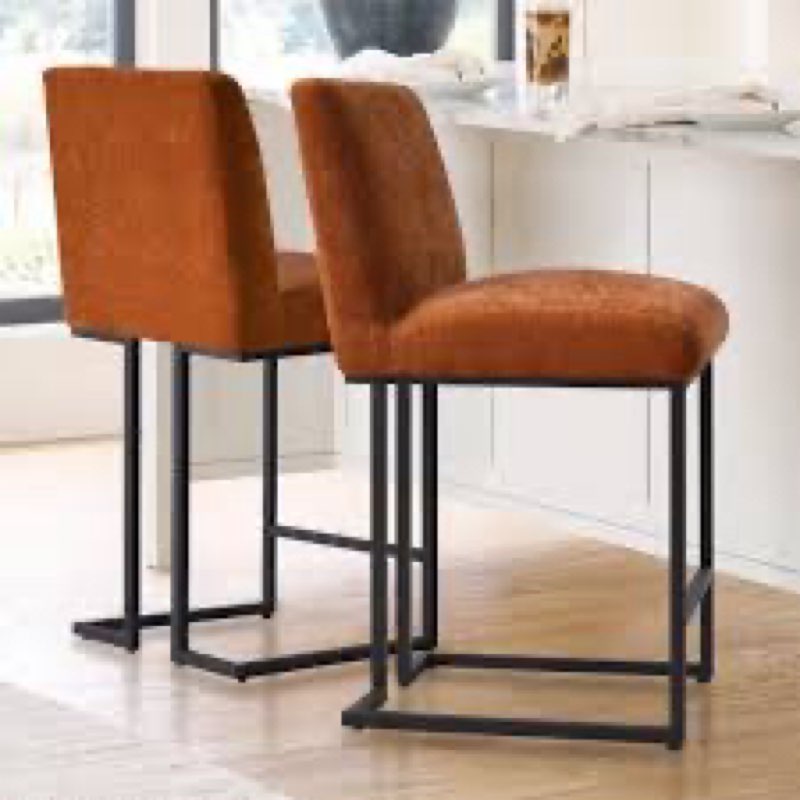Upholstered counter stool 
