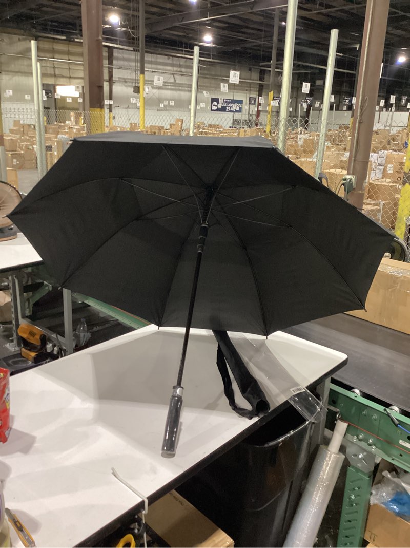 Condition photo showing New/Like New for golf umbrella windproof - 62/54/47 inch large umbrellas for rain heavy duty - automatic open ultimate uv protection - water repellent double canopy vented - best sports umbrella 62 black