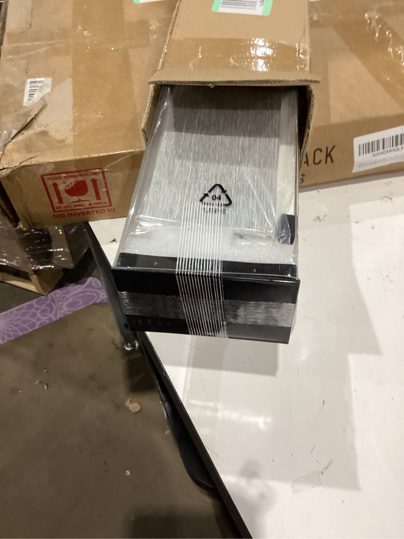 Condition photo showing Good Condition for no drill motorized blinds with remote, blackout automatic blinds with solar panel, cordless smart electric roller shades for windows, grey, 23 x 72 grey 23"wx72"h