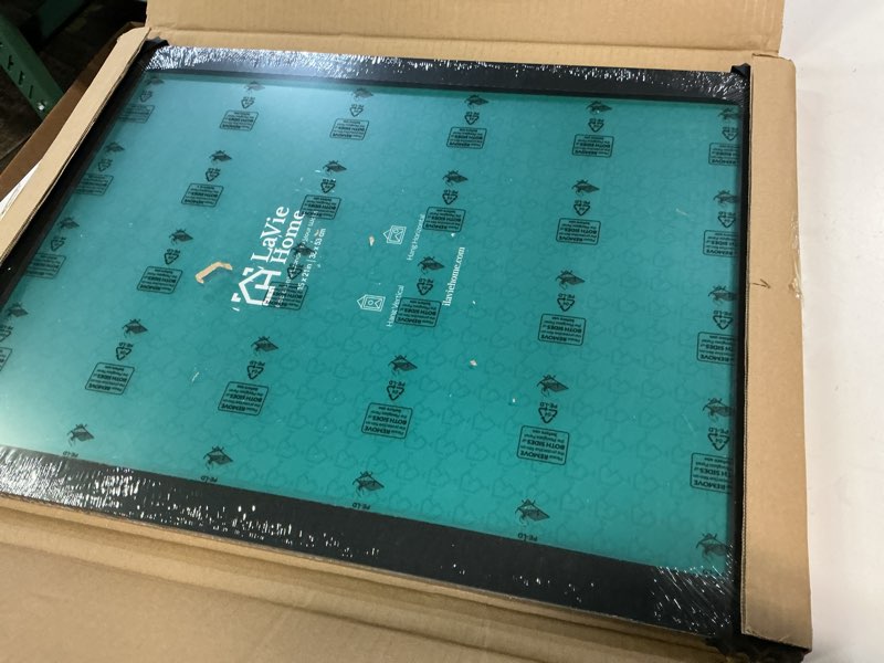 Condition photo showing Good Condition for lavie home 15x21.25 picture frame black, puzzles frame for wall decoration, classic black minimalist style suitable for decorating houses, offices, hotels, puzzles posters photos or artwork?1 pack? 15x21.25 black