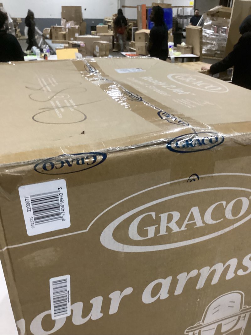 Condition photo showing New/Like New for Graco Ready2Jet Travel System – Overhead Friendly Compact Travel Stroller with Automatic Fold and SnugRide Infant Car Seat Haines Travel