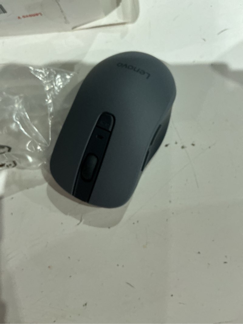 Condition photo showing Good Condition for lenovo wl310 bluetooth silent mouse, ergonomic, adjustable dpi, silent clicks, bluetooth 5.0, portable for windows, mac, and chromebook, grey 4.2" x 1.6" x 2.5"