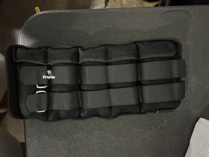 Condition photo showing Good Condition for fragraim adjustable ankle weights 1-3/4/5/6/8/10/12/15/20 lbs pair with removable weight for jogging, gymnastics, aerobics, physical therapy