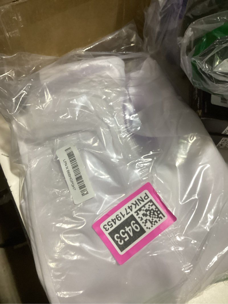 Condition photo showing Good Condition for BGment Blackout Curtains 40 Inch Length for Small Window - 38 x 40 inch Curtains Rod Pocket and Back Tab Thermal Room Darkening Curtains for Kitchen/Cafe Room, 2 Window Panels, Pure White 38"W x 40"L (Pack of 2) Pure White