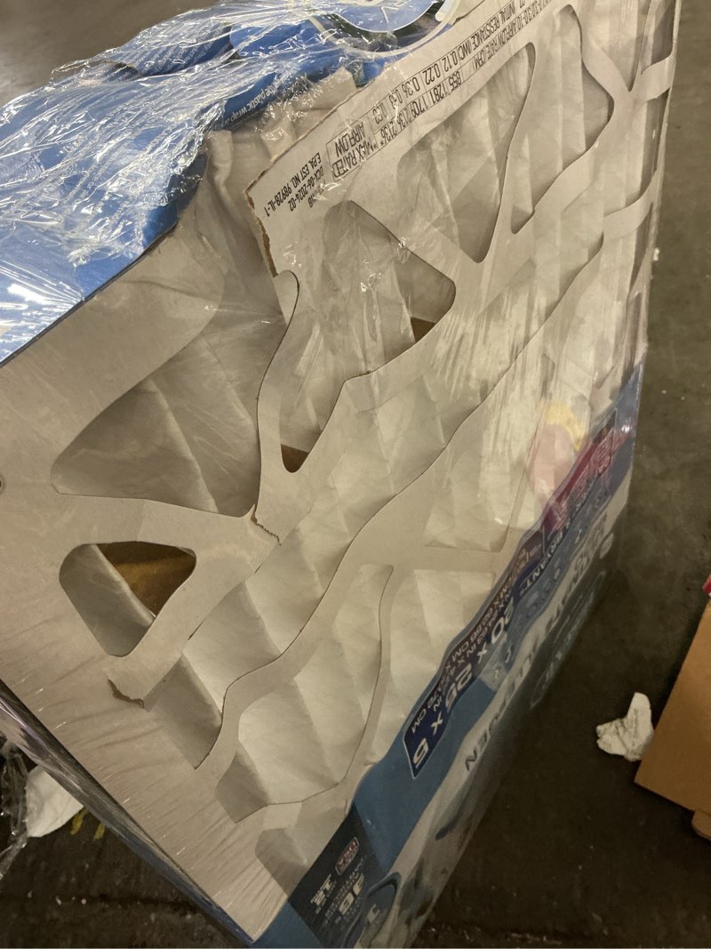 Condition photo showing As Is for bestair 20-in w x 25-in l x 5-in merv 13 electrostatic pleated air filter