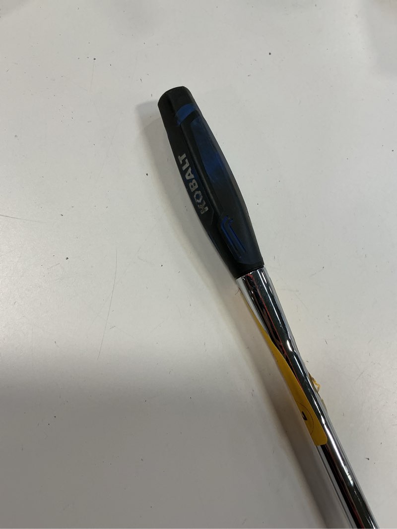 Condition photo showing As Is for Kobalt 72 -Tooth 3/8-in Drive Comfort grip Handle Flexible Head Ratchet