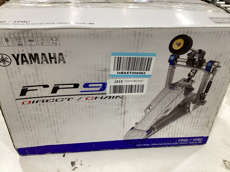 Condition photo showing Good Condition for yamaha bass drum pedal fp9 series double chain drive (fp-9c) fp9 double-chain
