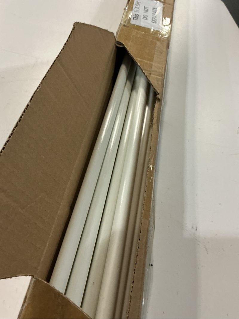 Condition photo showing Good Condition for shimeyao 10 pack 36 inch acrylic curtain pull wands drapery pull rod white versatile fiberglass blinds wand kits with rings and hooks for opening closing curtains homes offices window opener 36 inch white