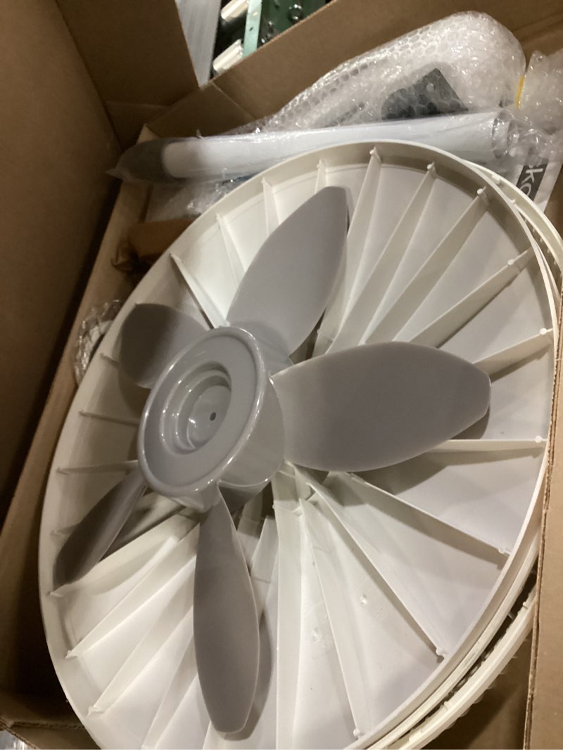 Condition photo showing Good Condition for Lasko Cyclone Pedestal Fan, Adjustable Height, Remote Control, Timer, 3 Speeds, for Bedroom, Kitchen, Office and Living Room, 18", White, 1885, Large