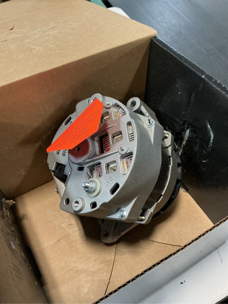 Condition photo showing As Is for bosch al8684n premium 100% new alternator - compatible with select chevrolet/gmc blazer, corvette, c/k/r/v1500/2500/3500 pickup, jimmy, suburban, tahoe , yukon; 124 amp