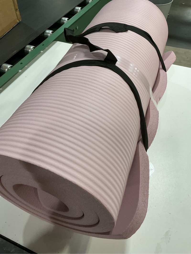 Condition photo showing Good Condition for Yoga Mat, 1/2-Inch Extra Thick High Density Exercise Mat, Anti-Tear Exercise Yoga Mat with Carrying Strap, Suitable for Various Yoga Exercises