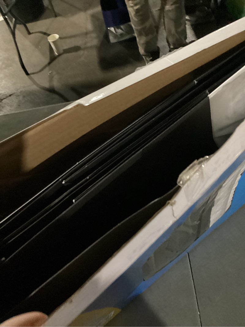 Condition photo showing As Is for 30 Gallon Disposable Trash Cans (3-Pack) with Fitted Trash Bags - Reusable Garbage and Recycling Bins for Parties, Events, and More (Black - 30” Height x 17” Width x 14” Depth)