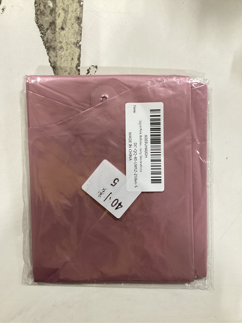 Condition photo showing New/Like New for light pink balloon number 5, 40 inch large self inflating foil number balloons 0-9, pastel pink digital 5 helium balloon for 5th girls women birthday party graduation anniversary decorations pastel pink number 5