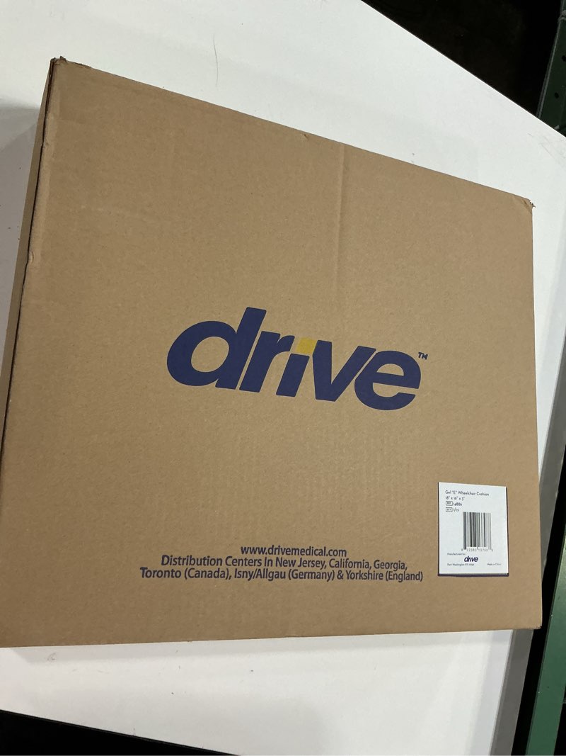 Condition photo showing New/Like New for drive medical 14886 skin protection gel wheelchair seat cushion | gel wheelchair seat cushion offers skin protection and pressure relief for everyday comfort and positioning
