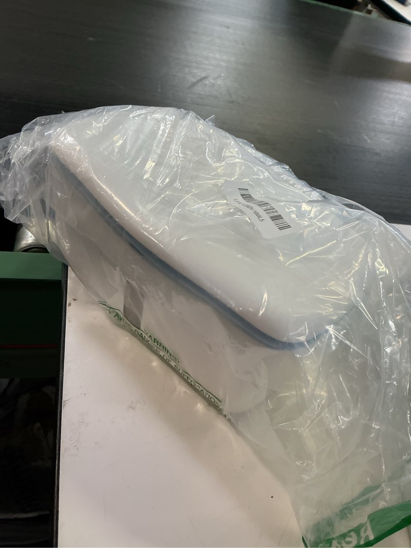 Condition photo showing As Is for oxo tot perfect pull wipes dispenser, baby wipe holder - dusk
