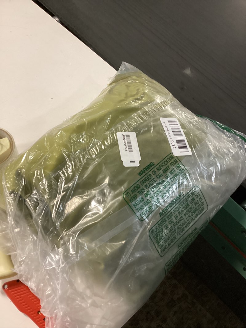 Condition photo showing Good Condition for Benedeco Olive Green Velvet Curtains for Bedroom Window with Back Tab, Super Soft Vintage Luxury Heavy Drapes, Room Darkening Thermal Insulated Curtain for Living Room, W52 by L108 inches, 2 Panels Backtab-olive Green 52"W x 108"L (Pack of 2)