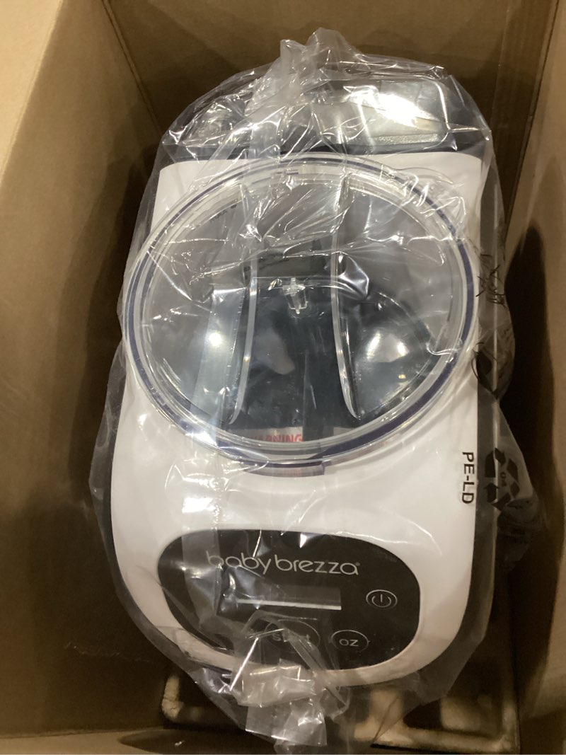 Condition photo showing New/Like New for baby brezza formula pro mini baby formula mixer machine fits small spaces and is portable for travel– bottle makers makes the perfect bottle for your infant on the go, white