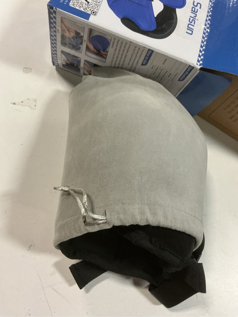 Condition photo showing Good Condition for Travel Pillows for Airplanes, Airplane Pillow for Long Flight, Airplane Head Strap with Eye Mask for Sleep, Travel Neck Pillow for Car Road Trip, 360° Support Headrest, Stop Bobblehead, Black