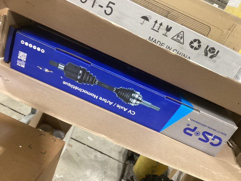 Condition photo showing Good Condition for maxfavor cv axle assembly shaft front pair set of 2 premium cv axle joint replacement for honda civic 2001 2002 2003 2004 2005, except crx del sol 4wd wagon 1.7l, manual trans only