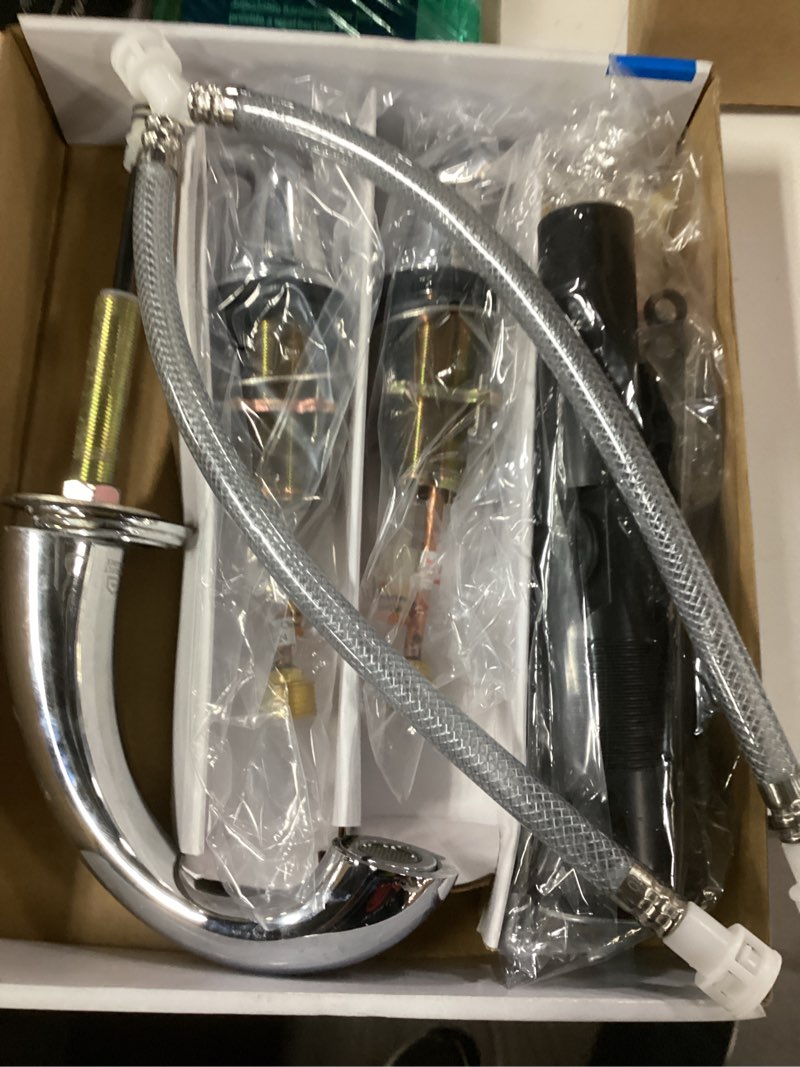 Project Source Chrome 2-handle Widespread Bathroom Sink Faucet New in Box