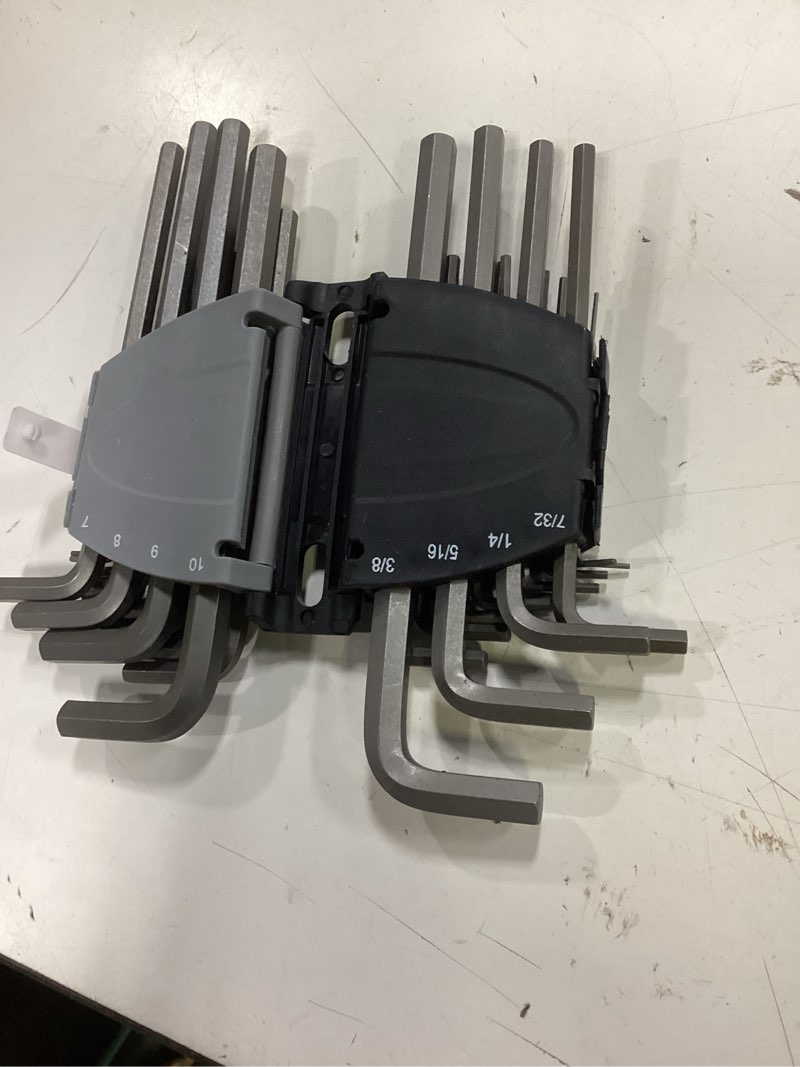 Condition photo showing Good Condition for husky sae/metric long arm hex key set (26-piece)