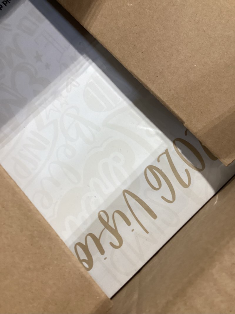 Condition photo showing Good Condition for bloom daily planners Desk Calendar 2025-2026 - Academic Year Large Wall Calendar (July 2025 - July 2026) - 21” x 16” Desktop or Hanging Monthly Planner with Stickers for Home or Office - Greenery