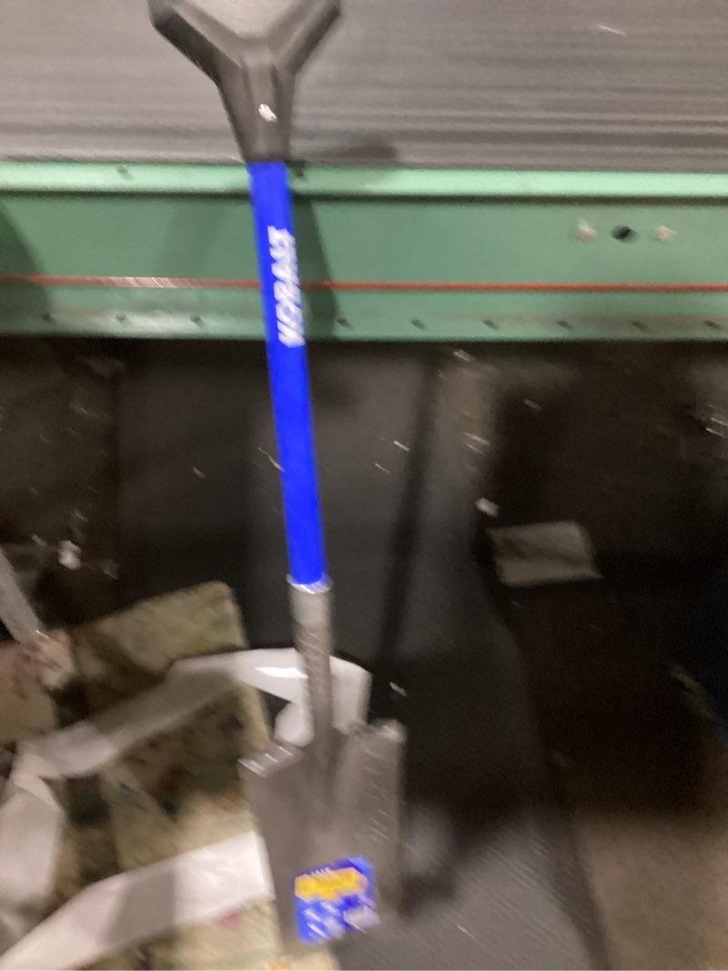 Condition photo showing As Is for kobalt 20.5-in fiberglass d-handle garden spade