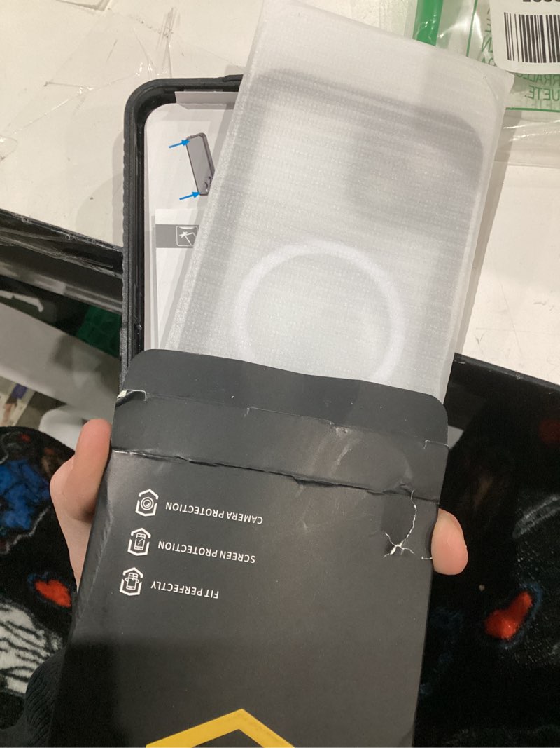 Condition photo showing New/Like New for Lanhiem Magnetic for iPhone 15 Case, Waterproof Dustproof Cover [Built in Screen Protector] [Compatible with MagSafe], Full Body Heavy Duty Protective Phone Case for iPhone 15-6.1”(Black) Fit for iPhone 15 Black-Magnetic