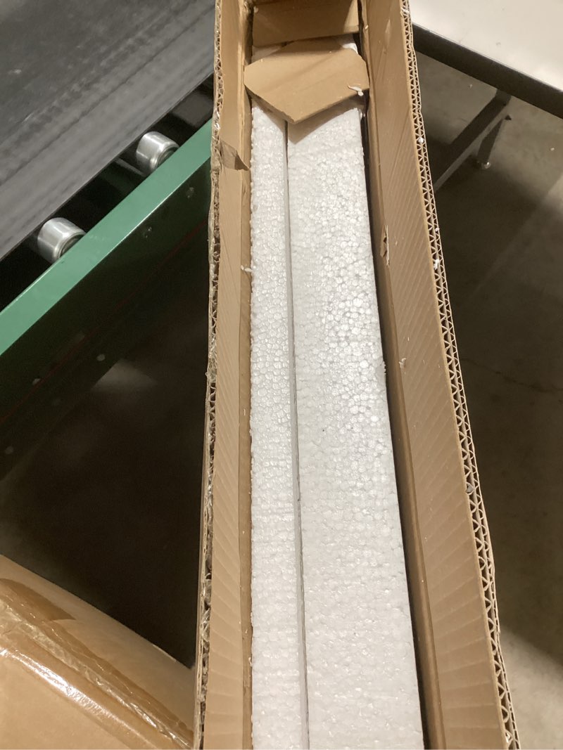 Condition photo showing New/Like New for Wall Mirror for Bathroom - 24"x36" Rectangle Rounded Corner Beaded Frame Mirror, Large Vanity Mirror Hangs Horizontal or Vertical, Antique Gold 36"L x 24"W Gold Rectangle