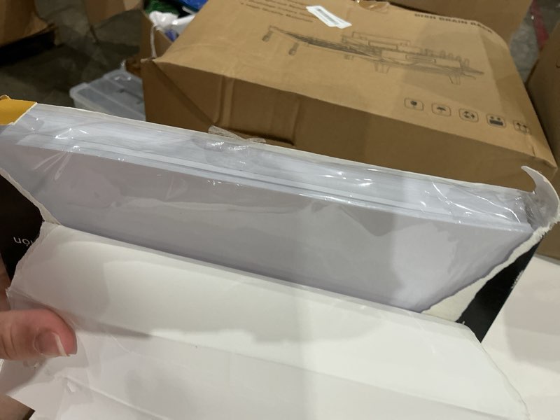 Condition photo showing As Is for self-adhesive photo paper 8.5 x 11 inches glossy sticker paper for inkjet printer 100 sheets 135 gsm 36ib dye ink only 8.5''x11''-100 sheets