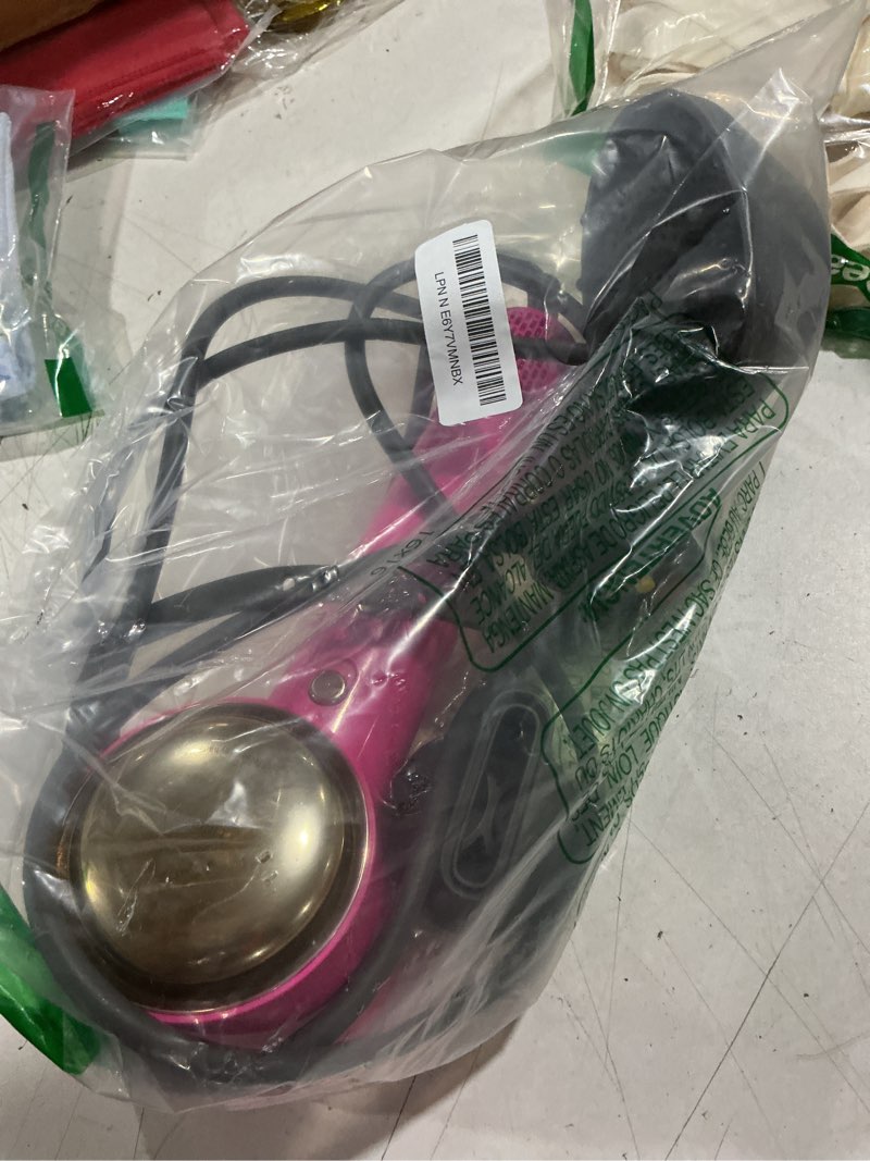 Condition photo showing As Is for tideway hair dryer professional high-speed ionic blow dryer 110,000 rpm, compact hair dryer with magnetic diffuser, fast drying with brushless motor low noise smart temperature control-h11 pink