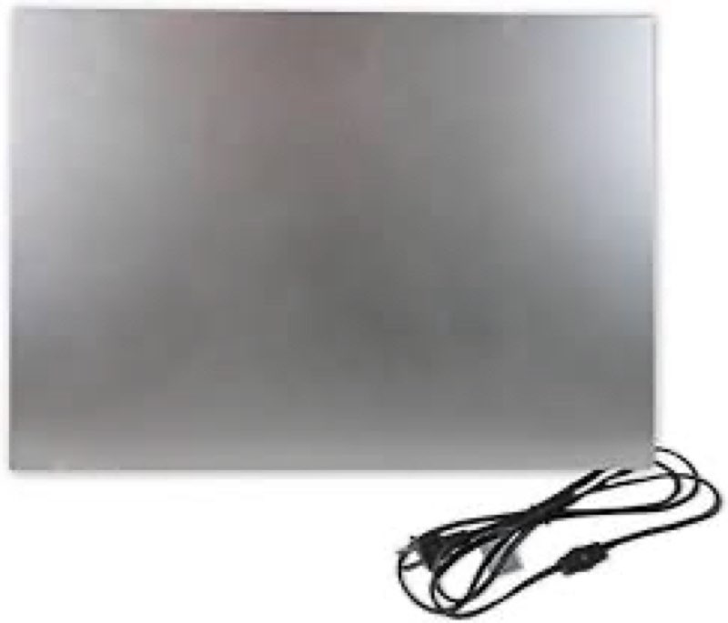 Cozy Products Cozy Legs Flat Panel Heater, Slim Low-Wattage Wall or Desk Mount Space Heater, Radiant