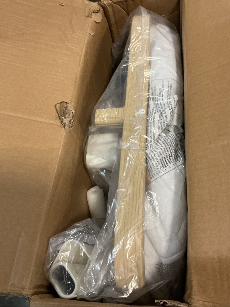 Condition photo showing Good Condition for Rocking Bassinet for Baby 3 Motion Auto Rolling Newborn Cradle Electric Automatic Bedside Sleeper Rocks Itself 5 Height Adjustable with Music, Wheels, Storage, Light Grey