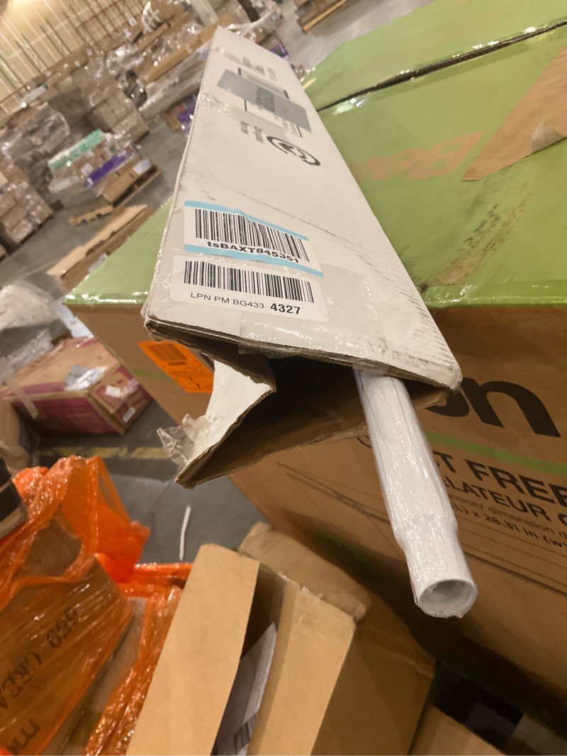 Condition photo showing As Is for ClosetMaid 2050 Super Slide Adjustable Hanging Closet Rod, 2' x 4', White