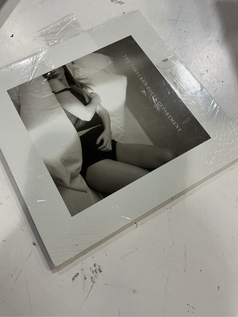 Condition photo showing New/Like New for taylor swift - the tortured poets department [ghosted white 2 lp vinyl] - pop
