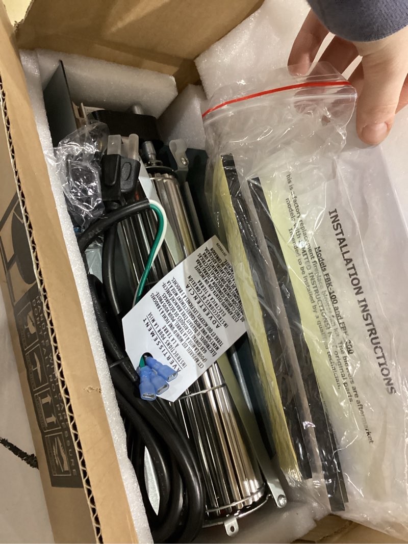 Condition photo showing Good Condition for Criditpid FBK-200 Fireplace Blower Kit for Superior, Lennox, Astria Fireplace, Superior SLDVT-35NM, DR-600CMN, DR-500CMN, BC-36, Lennox LMDV3530CNM, MPD3530CNM, FBK200 FBK-200 80L85 Blower Fan Kit.