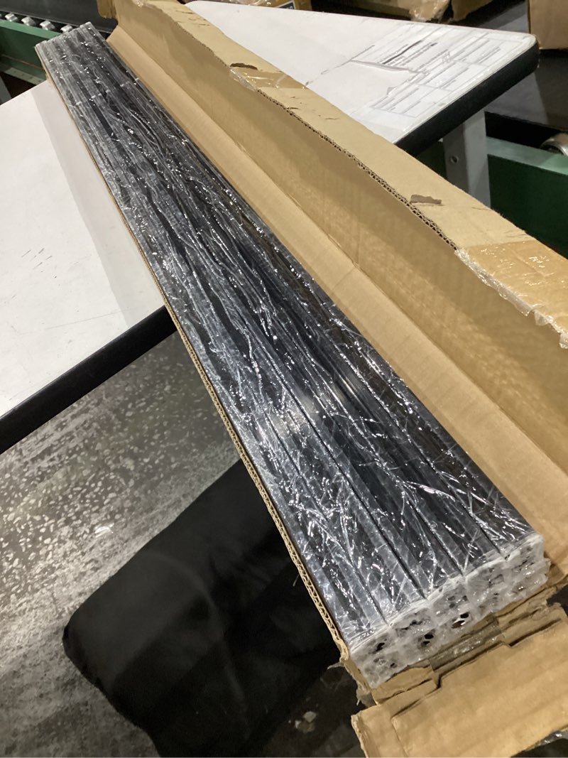 Condition photo showing New/Like New for 10pcs 48inch(1220mm) t slot 2020 aluminum extrusion profile for 3d printer and cnc diy, high-strength european standard extruded aluminum linear rail guide, anodizing technology(black) 10pcs 1220mm(48'') 2020 t black