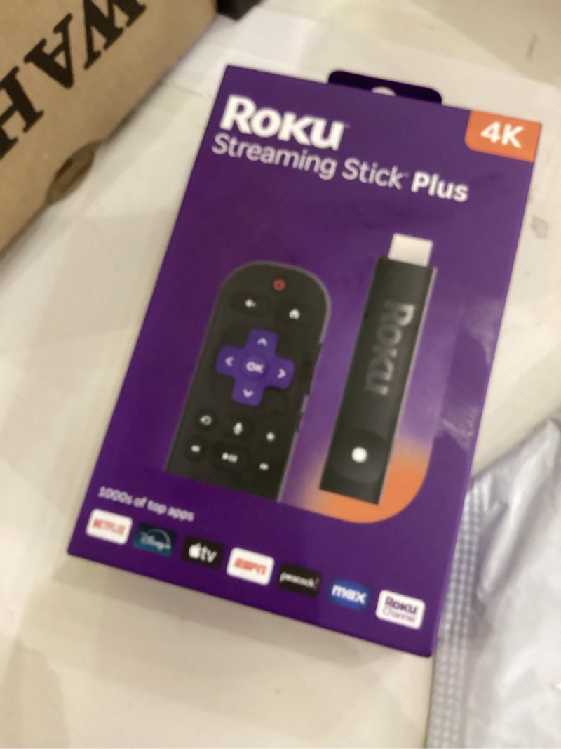 Condition photo showing item condition for roku streaming stick plus 2025 - 4k & hdr roku streaming device for tv with voice remote - free & live tv