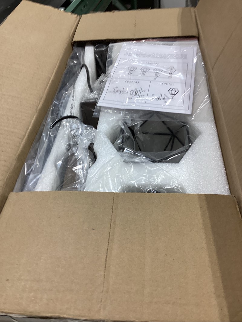 Condition photo showing Good Condition for 4-Light Farmhouse Bathroom Vanity Light Fixtures, Wood Bathroom Light Over Mirror, Rustic Sconces Wall Lighting with Elegant Metal Lampshade for Living Room, Bedroom, Hallway Retro Black 4 Lights