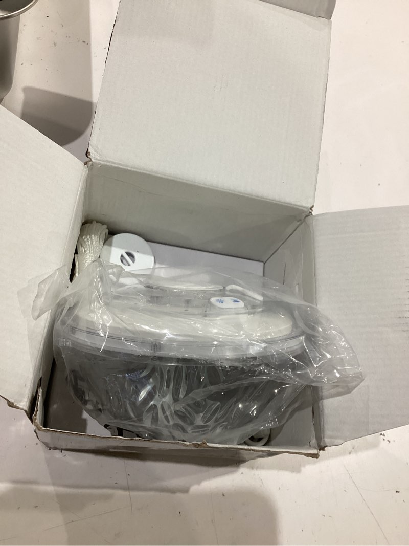 Condition photo showing Good Condition for lanpool floating water fountain with underwater lights, powered pump outdoor, 2 modes sprinkler waterfall fountain for inground above ground pool, pond-white-1pc