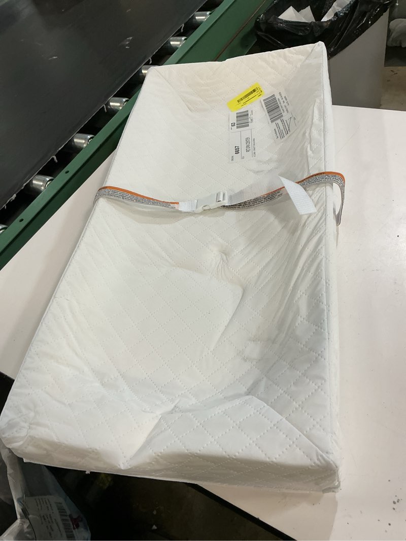 Condition photo showing As Is for storkcraft nest 4-sided contoured changing pad, 1 piece