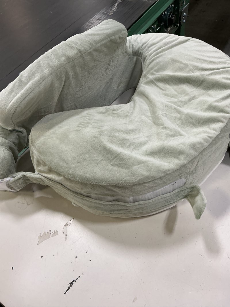 Condition photo showing As Is for My Brest Friend Super Deluxe Nursing Pillow - Enhanced Comfort & Ergonomic Breastfeeding Pillow for Ultimate Support For Mom & Baby - Adjustable and with Handy Side Pocket, Platinum