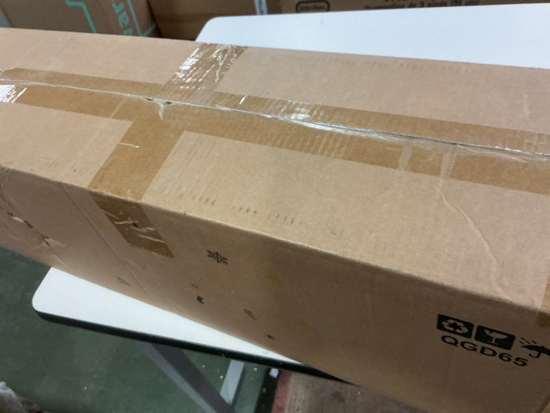 Condition photo showing New/Like New for 6.5 FT Artificial Silver Tinsel Christmas Tree with 300 LED Light Holiday Xmas