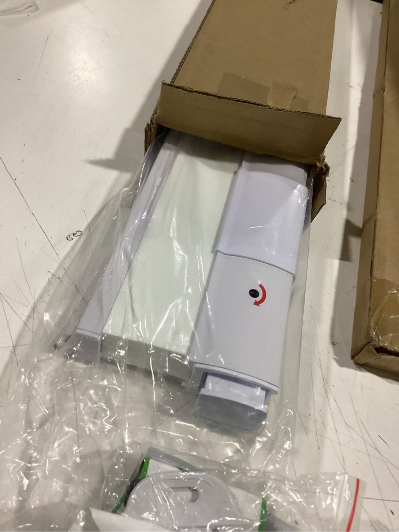Condition photo showing Good Condition for no drill cellular shades for indoor windows, thermal insulating & noise reducing honeycomb blinds, cordless free stop blinds light filtering, white, 22 1/2" w x 64" h 22 1/2"w x 64"h white(light filtering)
