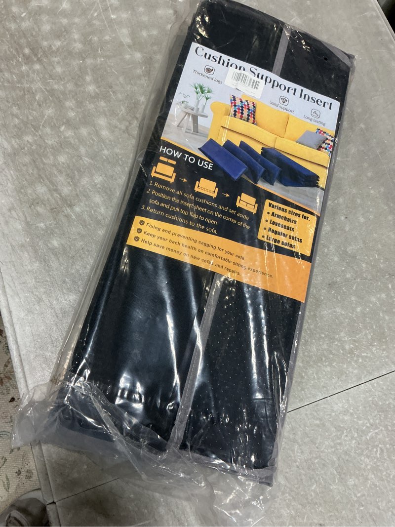 Condition photo showing Good Condition for Heavy Duty Couch Cushion Support Board for Sagging Sofa, 21.5''x70'' Extra Thick Solid Wood Under Couch Insert with Anti-Slip Dots, Repair Sagging Spring Sofa and Replace Worn Cushions 70" x 21.5" - Couch