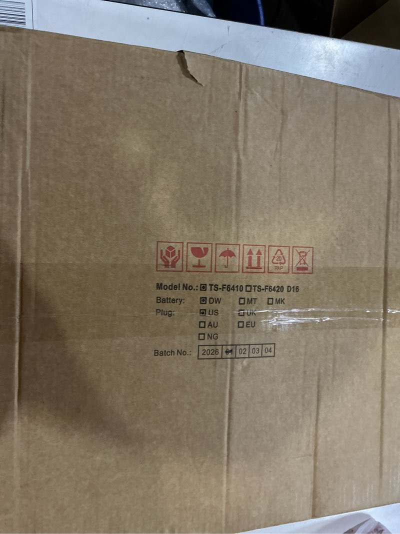 Condition photo showing Good Condition for 16" battery operated floor fan compatible with dewalt 20v max battery, high velocity ac dc portable fan with usb output, metal blade cordless jobsite fan for garage, camping, workshop, emergency use 16 inch(compatible with dewalt )